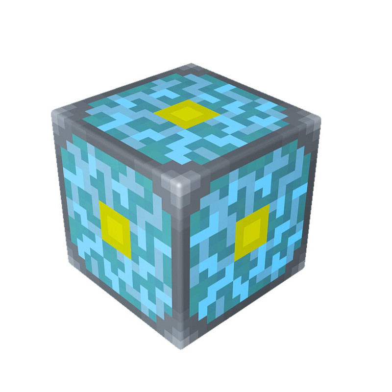 Minecraft Magnetic Nether Reducer Core Blocks Kit Toy 3 Pcs Set