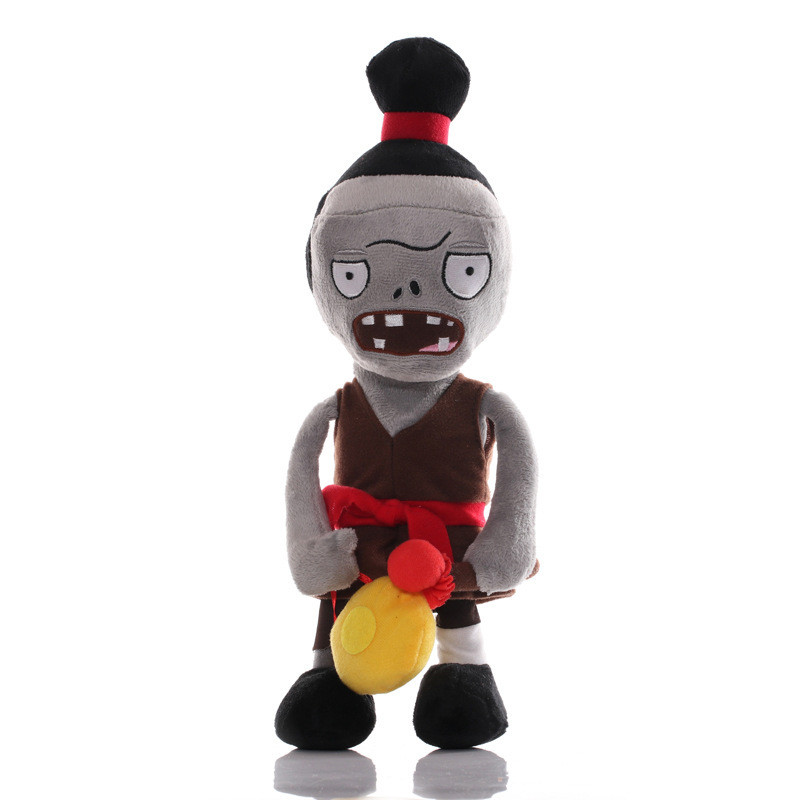 Gong Zombie From Plants Vs Zombies Plush Toy