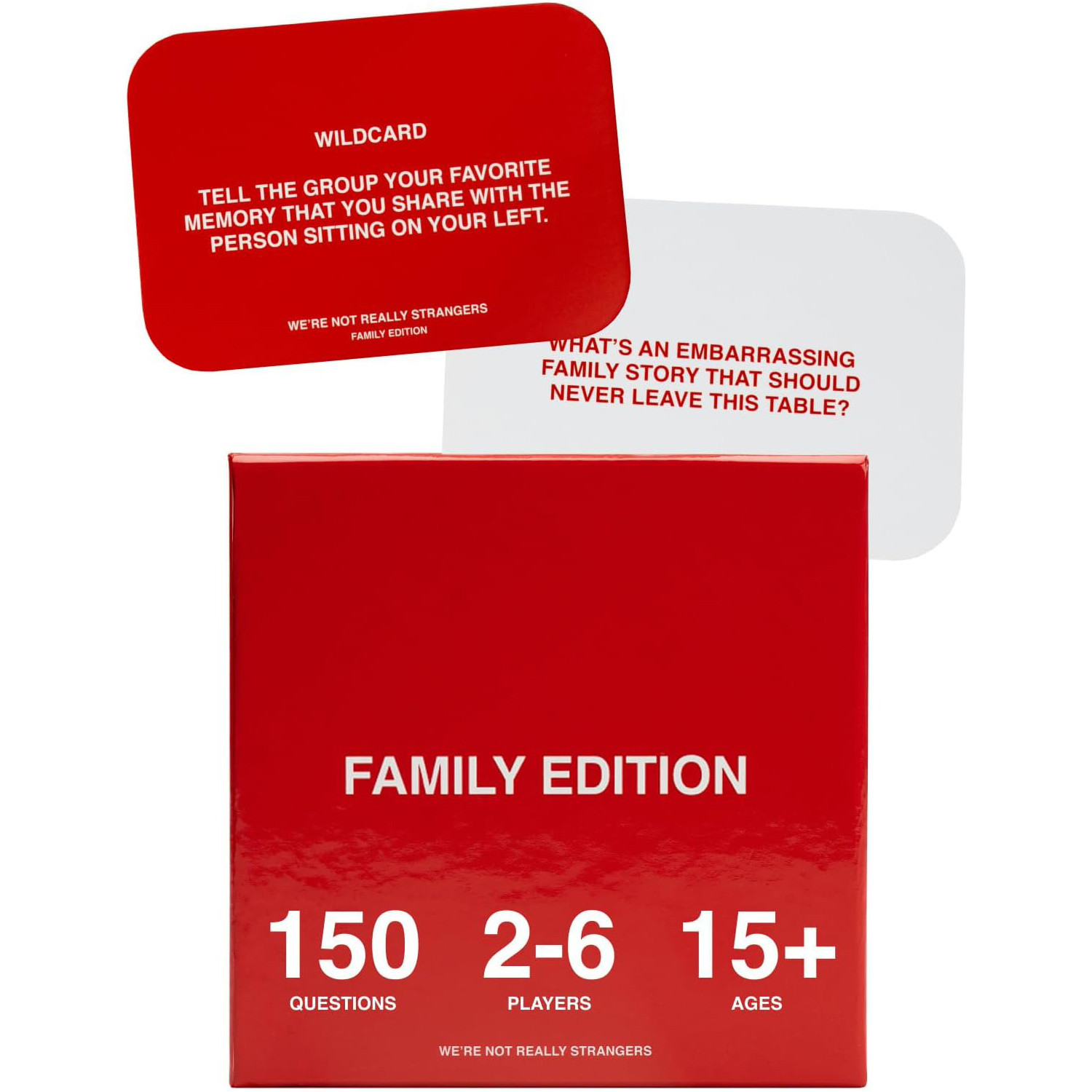 We're Not Really Strangers Family Edition Card Game