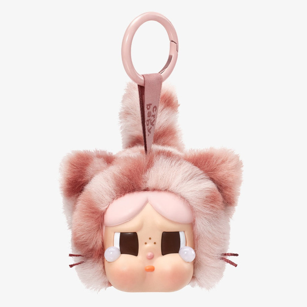 Popmart Crybaby Wild But Cutie Series Vinyl Face Plush 10cm 4inches Pink Cutie