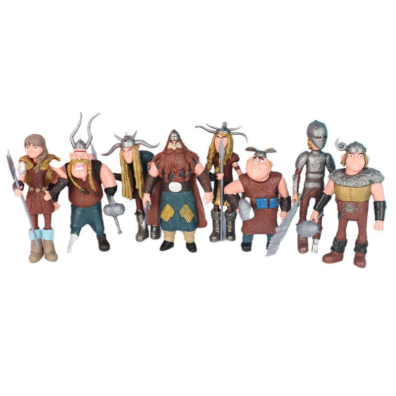 Disney Pixar How to Train Your Dragon Vikings Figure Set
