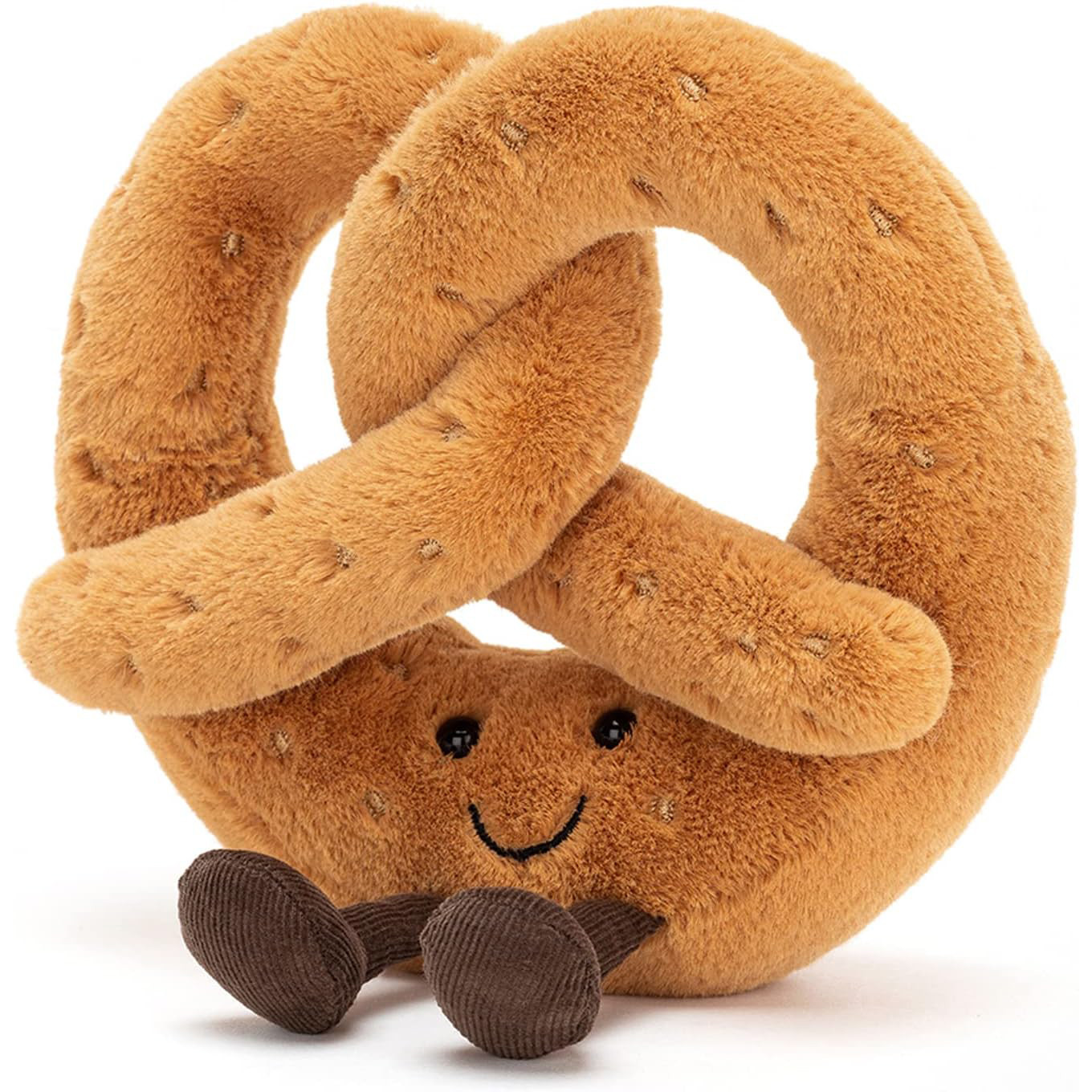 Jellycat Amuseables Pretzel Medium Soft Stuffed Plush 20cm 7.87inches