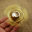 HeyTech Solid Metal Triangle Golden Chinese Seal Fidget Spinner