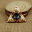 HeyTech Solid Metal Triangle Golden Chinese Seal Fidget Spinner