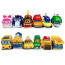 Robocar Poli Pull Back Pullback Vehicles Set of 12