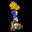 Ultra Super Saiyan Future Trunks Battle Damage From Dragon Ball Z GK Figure Statue
