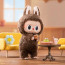 Pop Mart Labubu The Monsters Exciting Macaron Chestnut Cocoa Vinyl Face Series Surprise Secret Plush Figure
