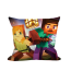 Minecraft Alex and Steve Dancing Soft Stuffed Plush Pillow Multiple Sizes