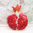 Realistic Fruit Plush Pillow 45cm 17.72inches Pomegranate