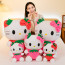 Hello Kitty Strawberry Red Soft Stuffed Plush Multiple Sizes