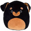Squishmallows Mateo Black Rottweiler Plush Toy 20cm 7.87inches