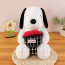 Snoopy Holding Flowers Soft Stuffed Plush Multiple Sizes