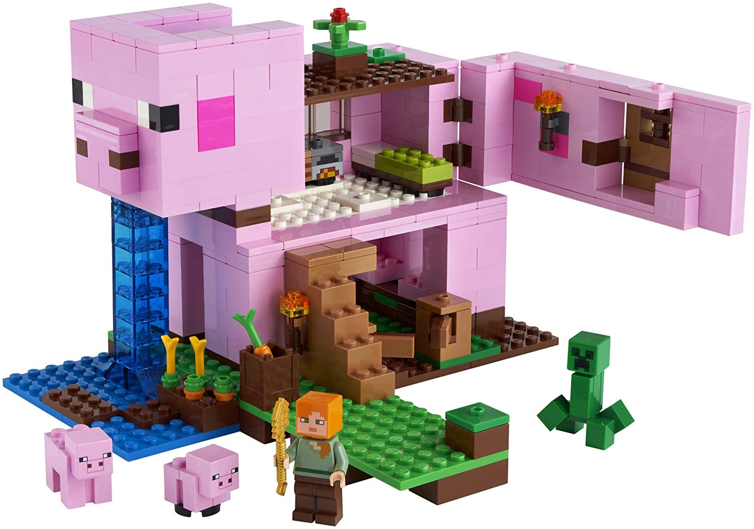 Minecraft The Pig House 21170 Brick Building Kit