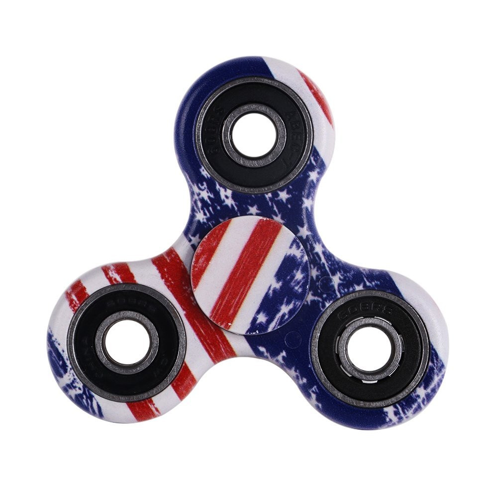 Balai Fidget Toy Hand Spinner Camouflage US Flag
