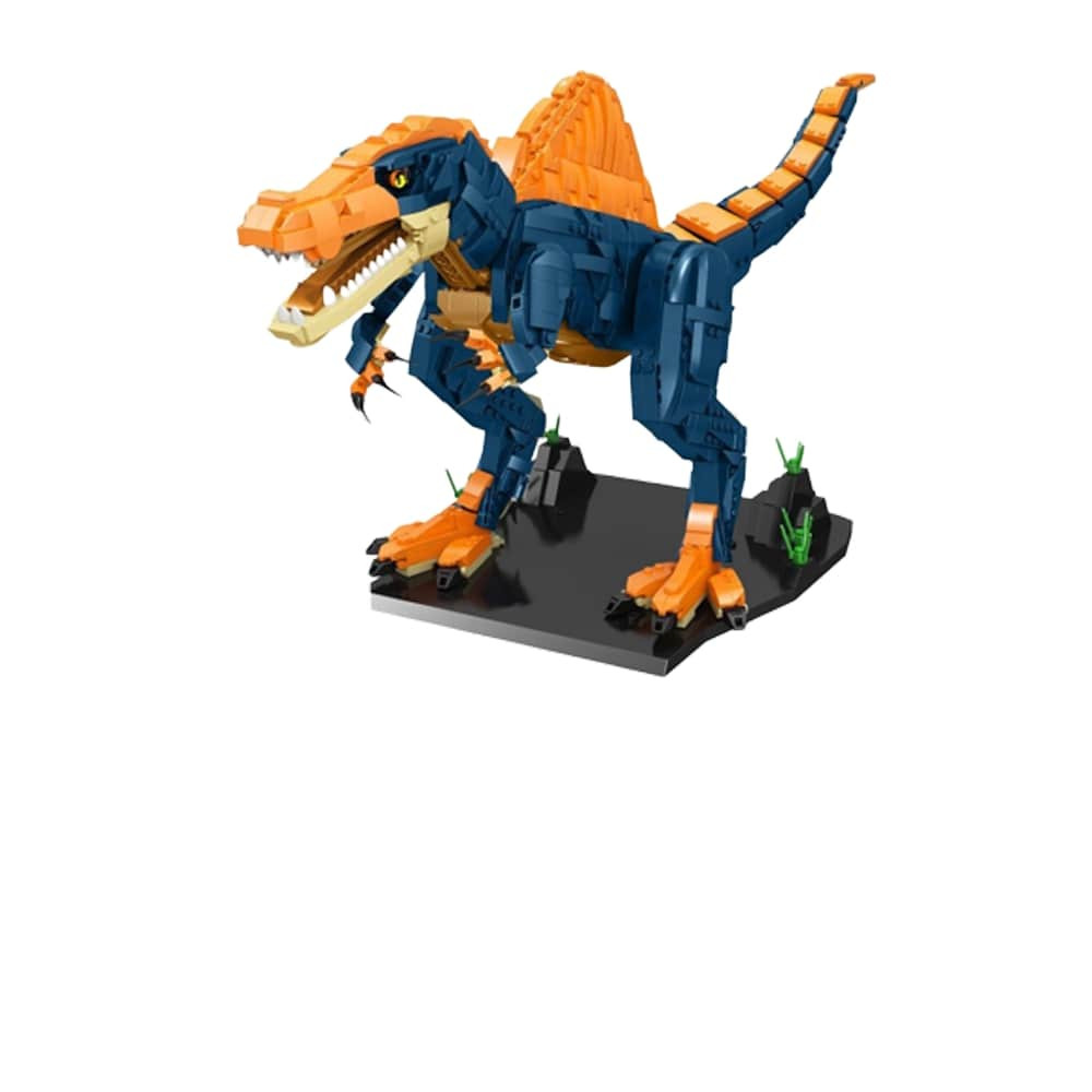 Spinosaurus From Jurassic World With Sound Effect Swingable Custom Brick Building Kit