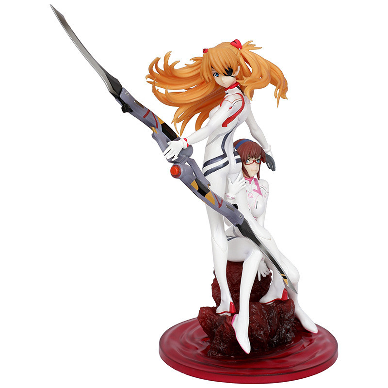 Neon Genesis Evangelion Asuka Langley Soryu Mari Illustrious Makinami Figure Statue