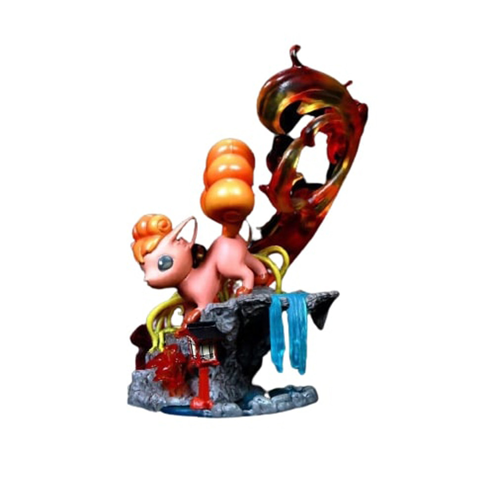 Vulpix With Skill Effect Pokemon Figure Statue