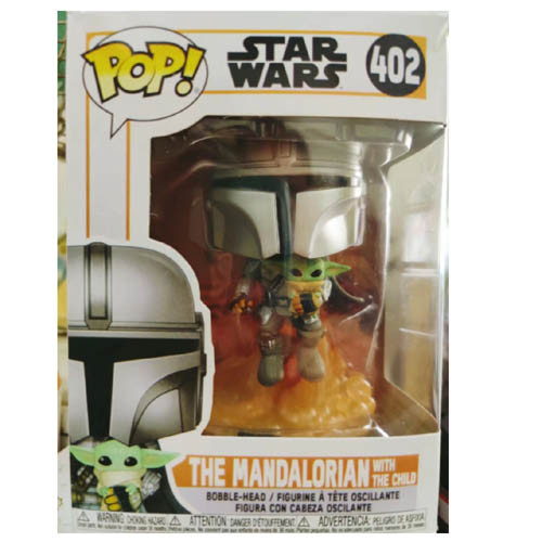 Funko Pop The Mandalorian With The Child #402 Vinyl Figure