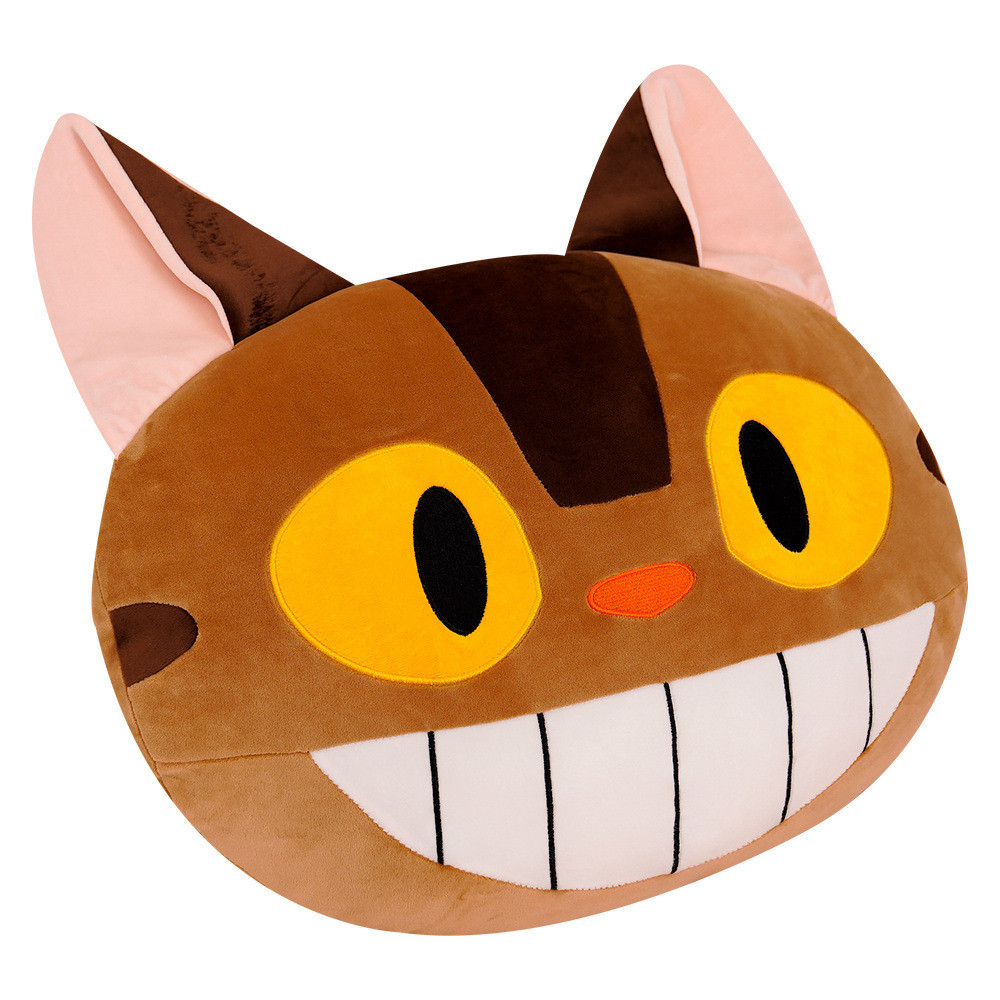 Catbus Face From Totoro Plush Toy