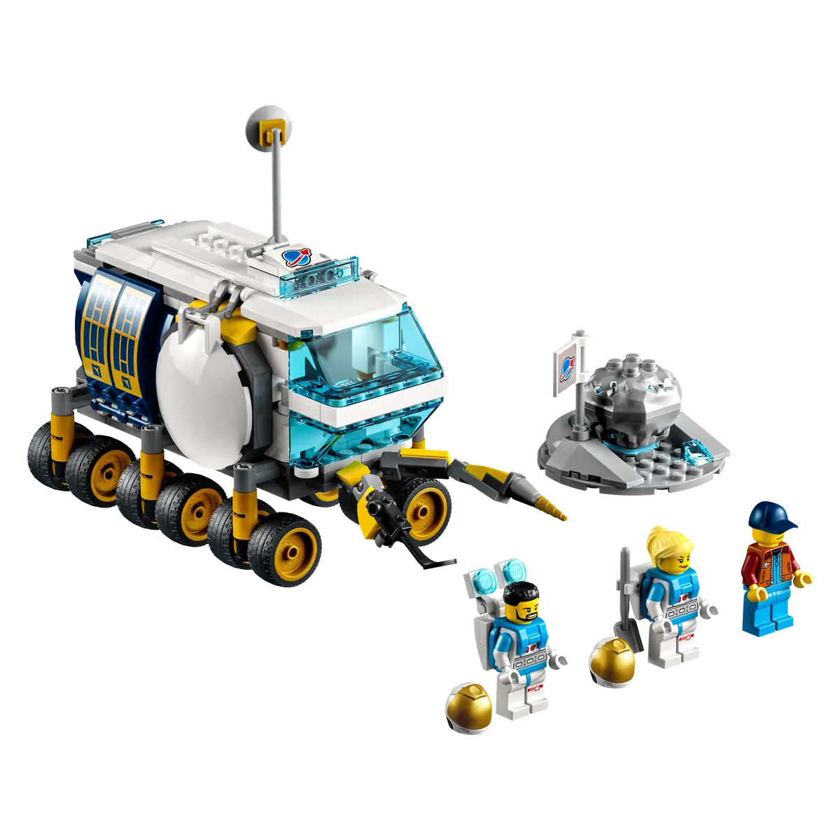 City Lunar Roving Vehicle 60348 Brick Building Kit