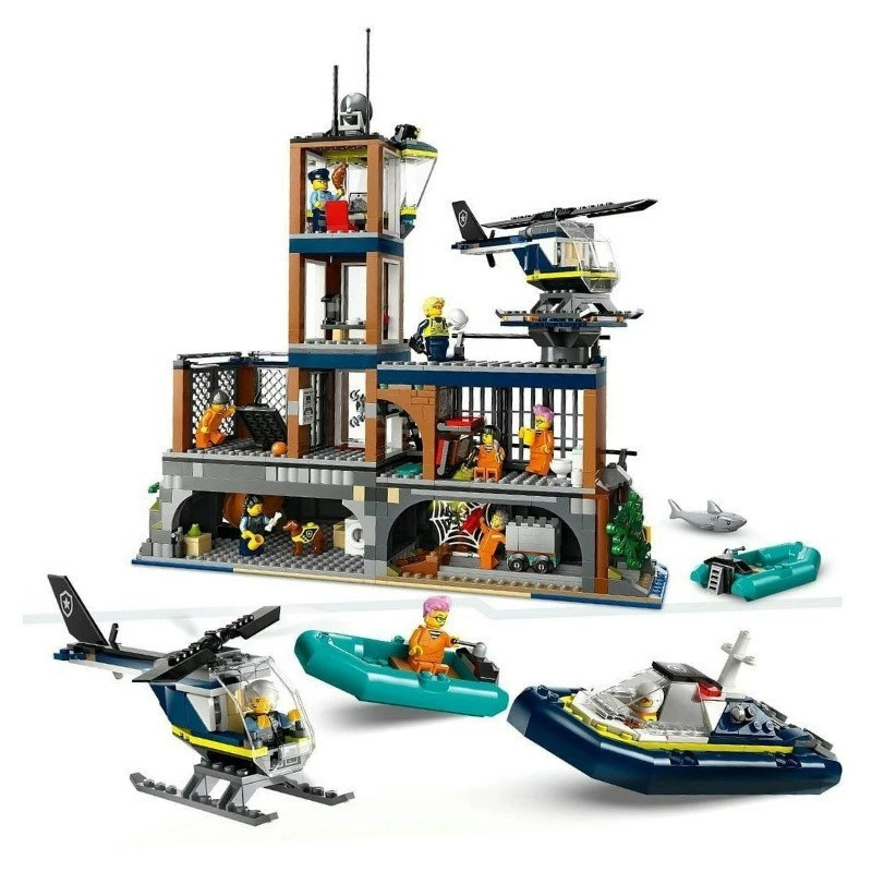 City Police Prison Island 60419 Brick Building Kit