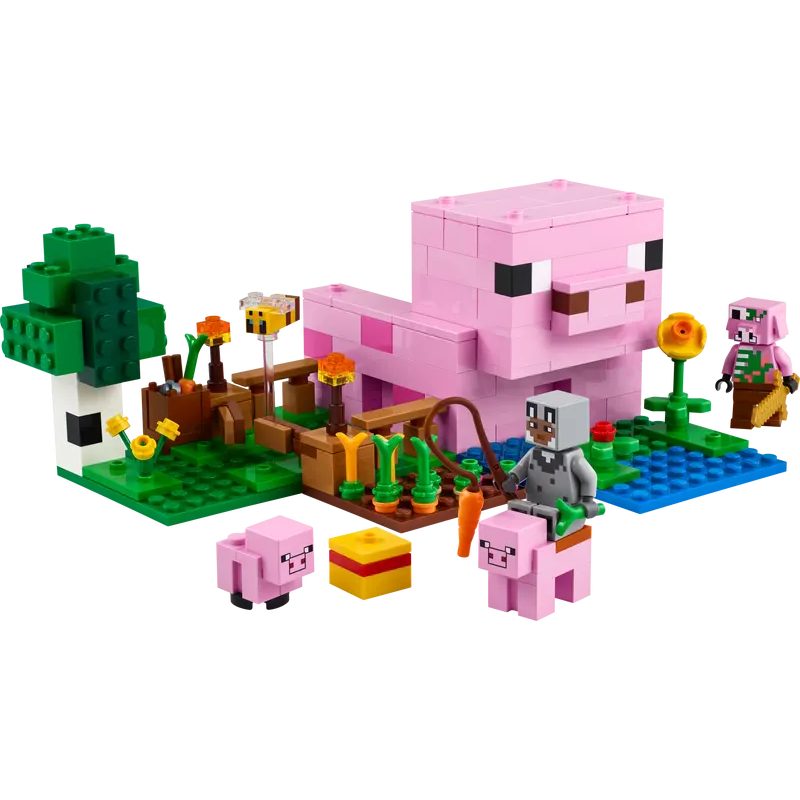 Minecraft The Baby Pig House 21268 Brick Building Kit