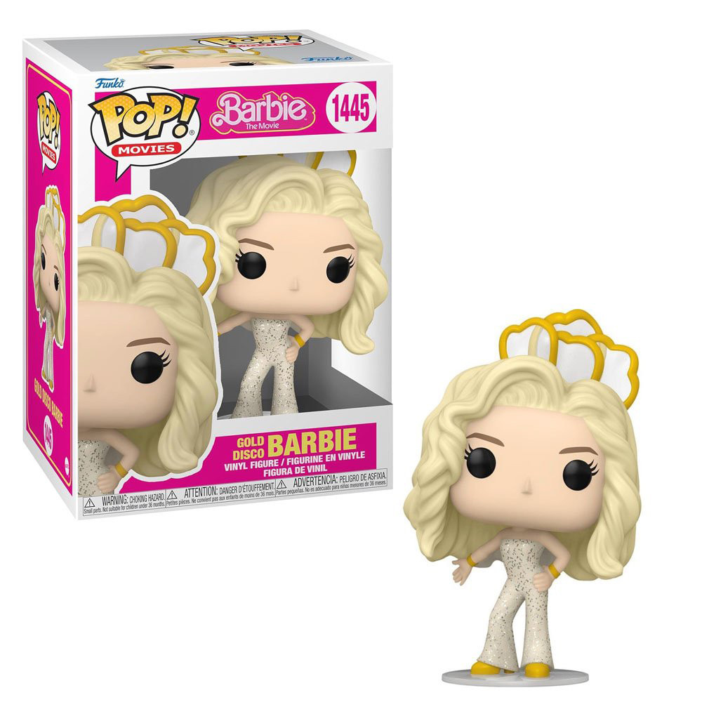 Funko Pop Gold Disco Barbie #1445 Vinyl Figure