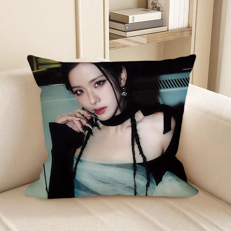 Blackpink Jisoo Biting Nails Soft Stuffed Plush Pillow Multiple Sizes