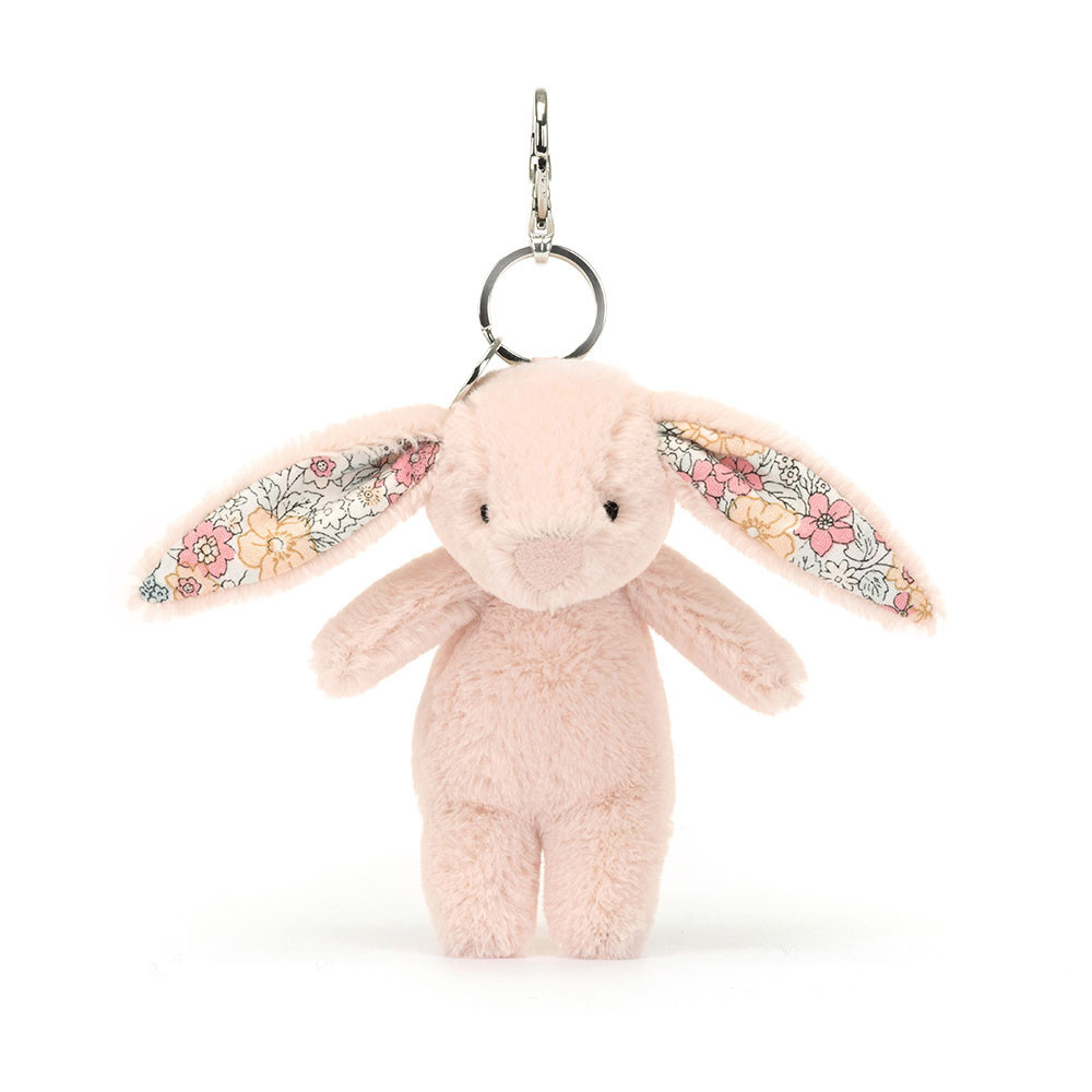 Jellycat Blossom Blush Bunny Bag Charm 17cm 6.69inches