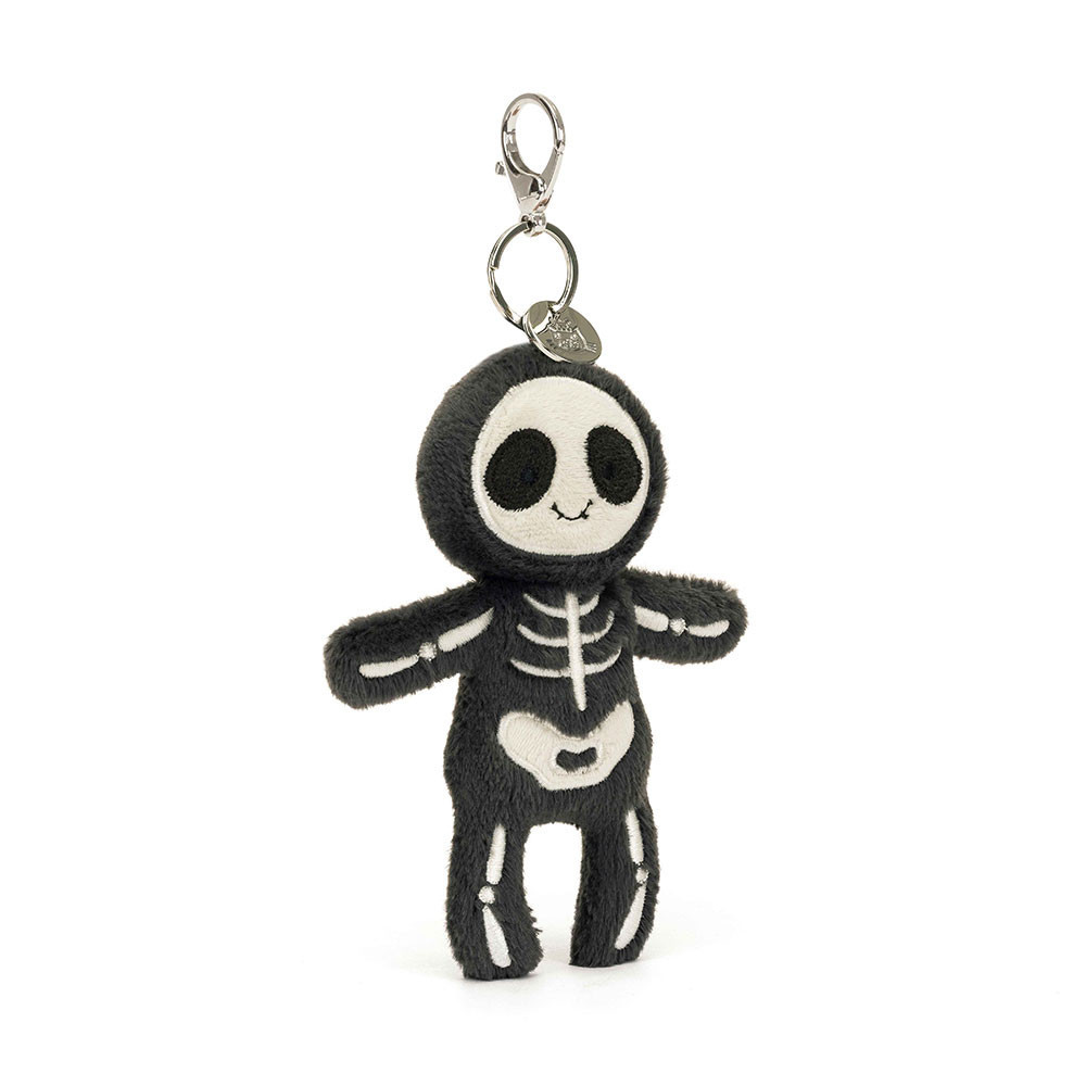 Jellycat Skeleton Bob Bag Charm 17cm 6.69inches