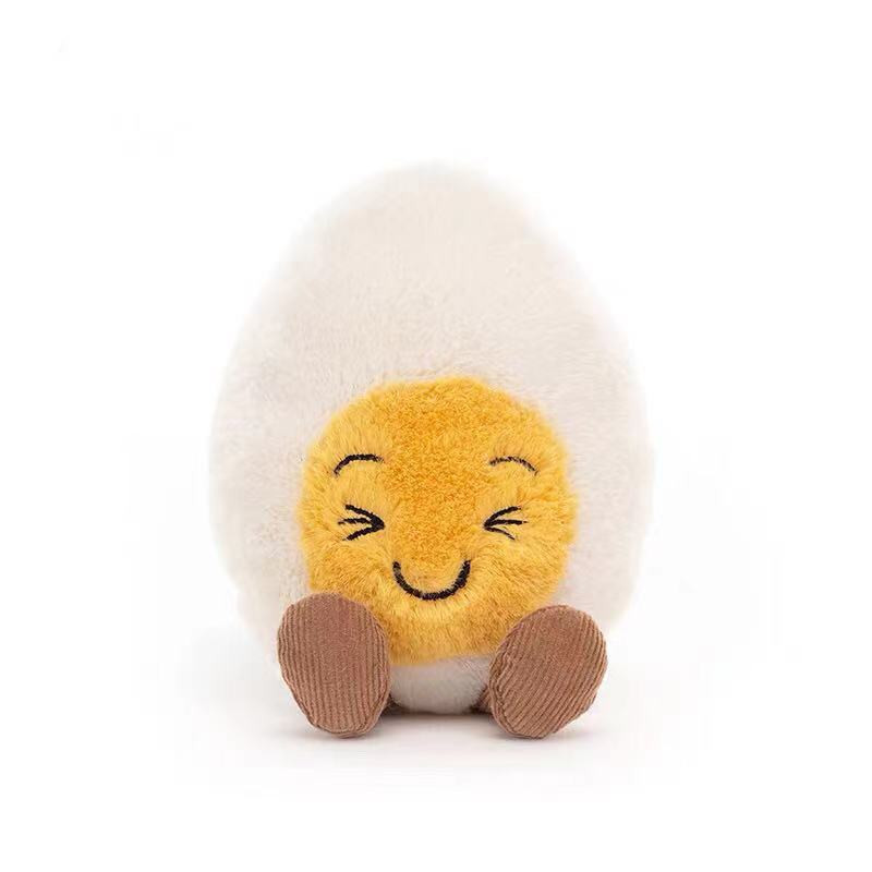 Jellycat Amuseables Laughing Boiled Egg Soft Stuffed Plush 14cm 5.51inches