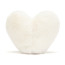 Jellycat Amuseables Amuseables Cream Heart Valentine's Day Large Large Stuffed Plush 18cm