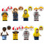 IT The Clown Characters Brick Minifigure Custom Set 8 Pcs
