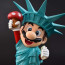 Mario Statue Of Liberty GK Figure Statue