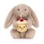 Jellycat Bashful Beige Bunny Birthday Soft Stuffed Plush 30cm 11.81inches