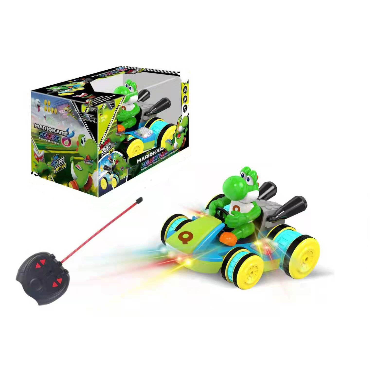 Super Mario Kart 8 Yoshi Anti-Gravity Mini RC Racer Car