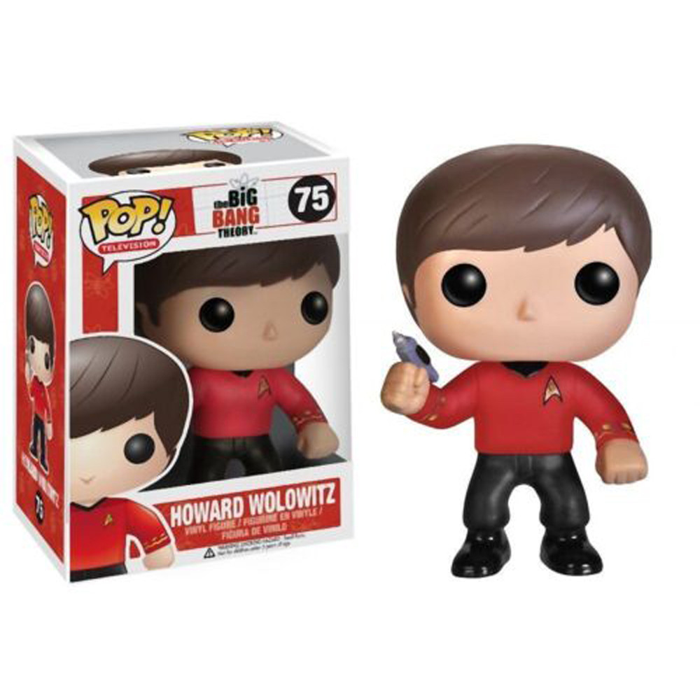 Funko Pop The Big Bang Theory Howard Wolowitz Star Trek #75 Vinyl Figure