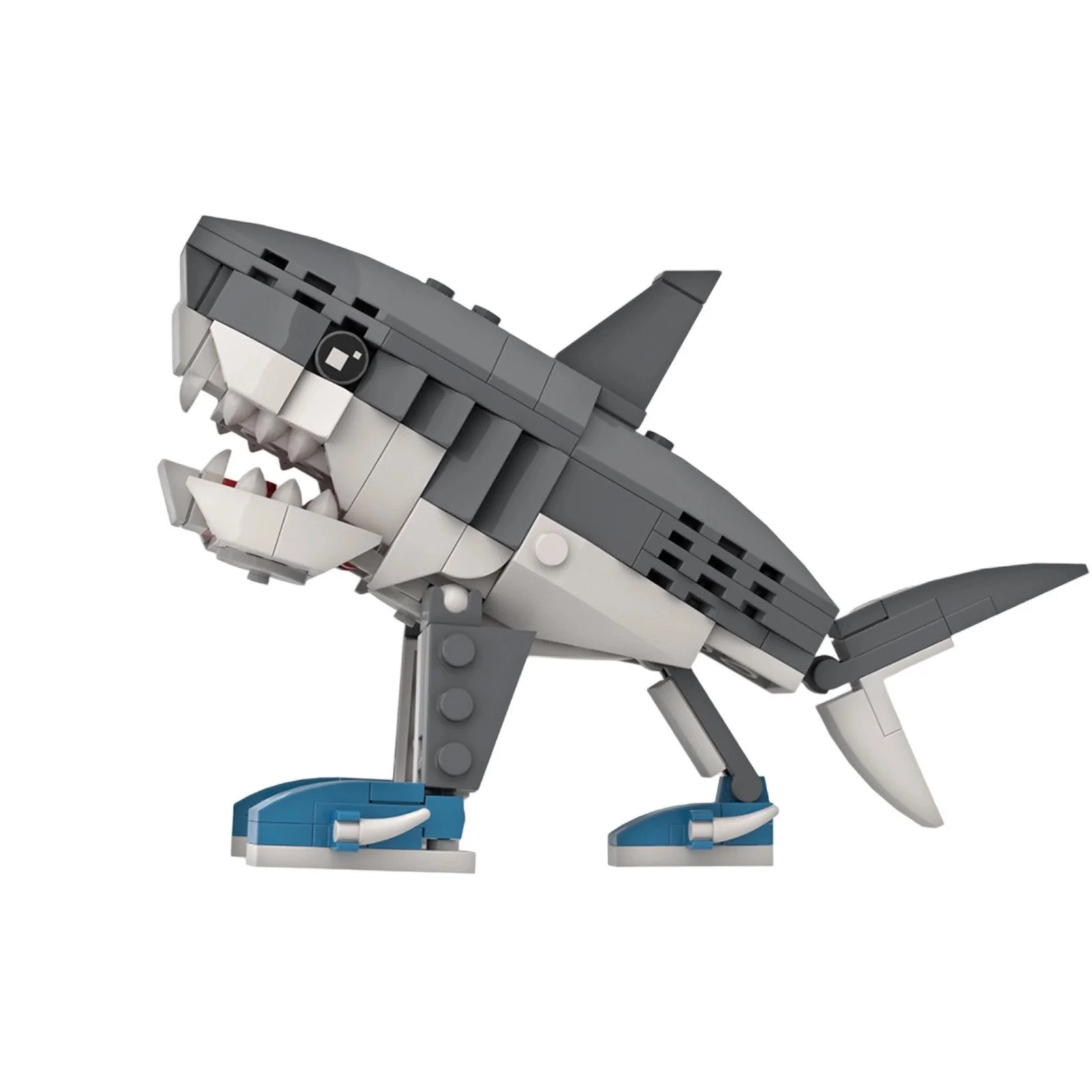 Italian Brainrot Tralalero Tralala Brick Building Kit 158pcs