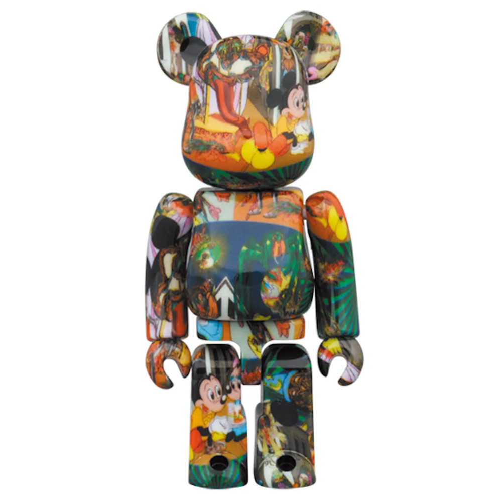 Bearbrick x Mickey Mouse x Keiichi Tanaami 400% Figure 28cm 11.02inches