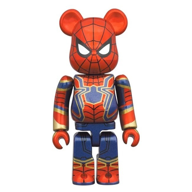 Bearbrick Marvel Avengers Spider-Man Iron Spider 400% Figure 28cm 11.02inches