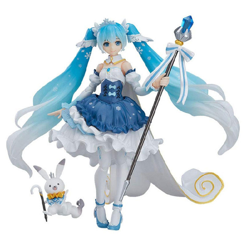 Figma EX-054 Vocal Series Hatsune Miku Snow Miku Snow Princess Ver. Action Figure 13cm 5.1inches