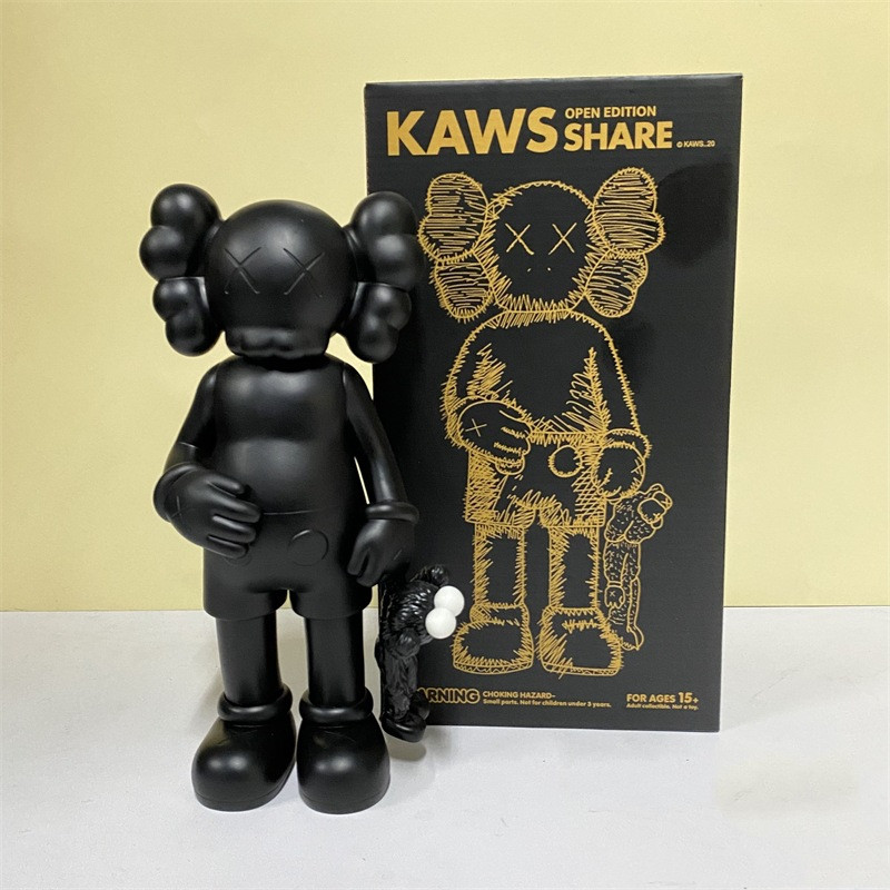 KAWS Share Open Edition Vinyl Figure 31cm 12.20inches Black
