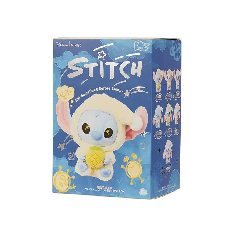 Miniso Stitch Eat Something Before Sleep Series Vinyl Figure Single Blind Box