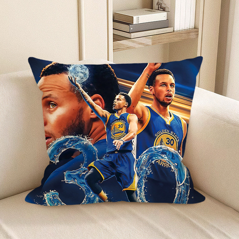 Stephen Curry NBA Golden State Warriors Blue Soft Stuffed Plush Pillow Multiple Sizes