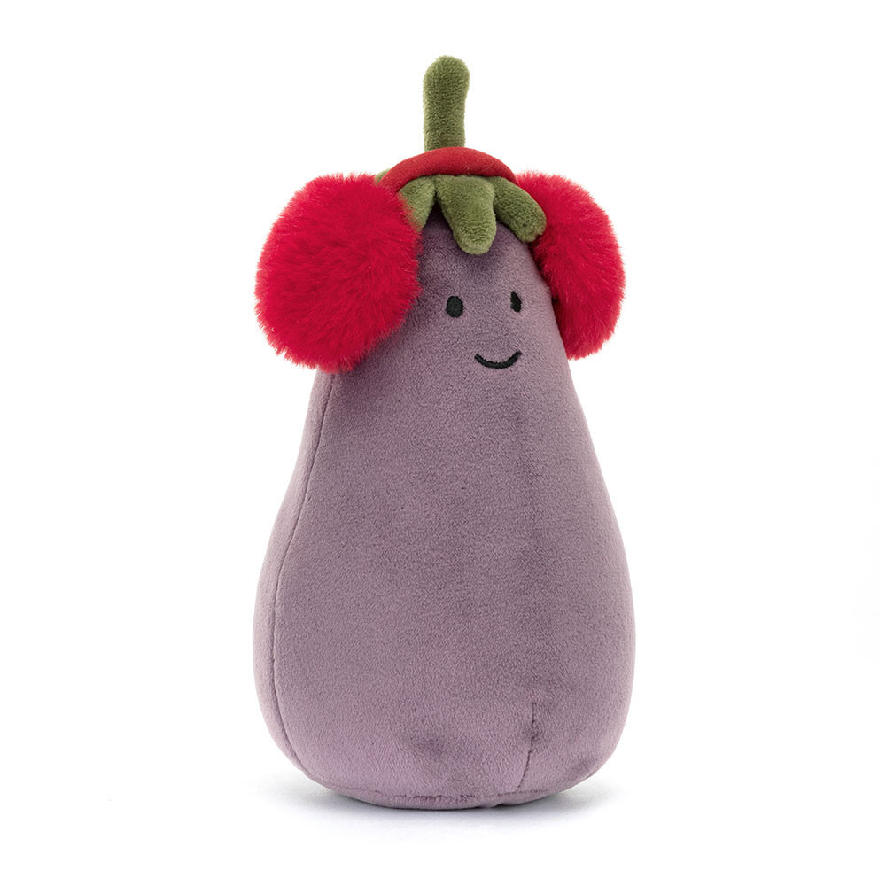 Jellycat Toastie Vivacious Red Aubergine Soft Stuffed Plush 17cm 6.69inches