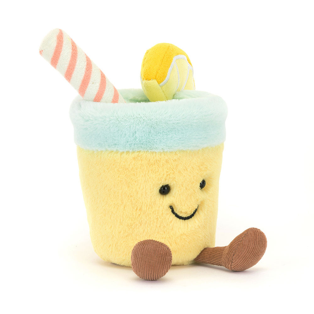 Jellycat Amuseables Lemonade Soft Stuffed Plush 9cm 3.54inches