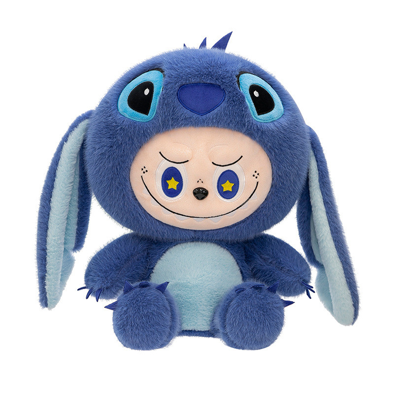 Labubu in Stitch Costume Soft Stuffed Plush Multiple Sizes