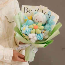 Cinnamoroll Soft Plush Flower Bouquet Graduation Mother's Day Gift 35cm 13.78inches