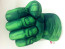 Hulk Smash Hands Fists Big Soft Plush Gloves Pair Costume Green