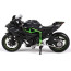 Kawasaki Ninja H2R 1:18 Die-cast Alloy Motorcycle Toy Car Model